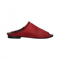 SCARPE SANDALO SANDALI DONNA ZOE DAFFY 10005 CUOIO ROSSO ORI