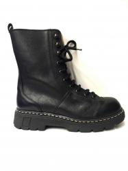 SCARPE ANFIBIO STIVALE UNISEX JUNIOR SAMUEL I5499 NERO PELLE