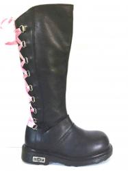 SCARPE ANFIBIO STIVALI BAMBINA CULT CLB37050007 PELLE NERO O