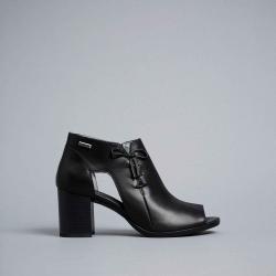 SCARPE TRONCHETTO DONNA NERO GIARDINI E010257D 100 PELLE ORI