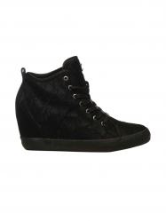 SCARPE SNEAKERS DONNA GUESS FLJIL3SAT12 BLACK PIZZO ZEPPA OR