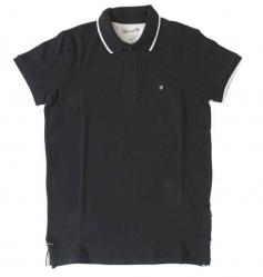 MAGLIA POLO T SHIRT UOMO WRANGLER W7862KW01 BLACK COTONE ORI