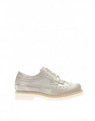 SCARPE DERBY INGLESE RAGAZZA NERO GIARDINI P732080F PELLE 50