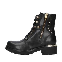 SCARPE ANFIBIO DONNA NERO GIARDINI I014202D PELLE 100 ORIGIN