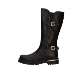 SCARPE STIVALI BAMBINA NERO GIARDINI TEEN A931313F PELLE 100