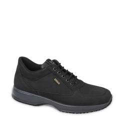 SCARPE SNEAKERS CASUAL UOMO VALLEVERDE VL53803 PELLE NERO OR