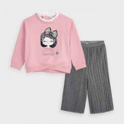 COMPLETO FELPA PANTALONE BIMBA MAYORAL 4555 15 COTONE ORIGIN