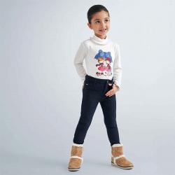 PANTALONE PANTALONI BAMBINA MAYORAL 4552 COTONE 41 ORIGINALE