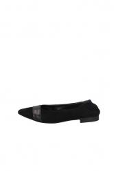SCARPE BALLERINA CASUAL DONNA MARLENA JUDYF PELLE NERO ORIGI