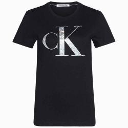 MAGLIA T SHIRT DONNA CALVIN KLEIN JEANS J20J214231 BAE COTON