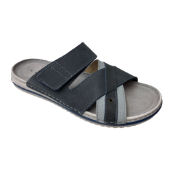 SCARPE CIABATTE SANDALO UOMO AGORA RODI 12 ECO PELLE GRIGIO 