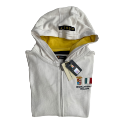 MAGLIA MAGLIE FELPA ZIP UOMO MARINA MILITARE MYW336S COTONE 