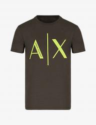 MAGLIA T SHIRT UOMO AX ARMANI EXCHANGE 3KZTAG ZJ4KZ VERDE OR
