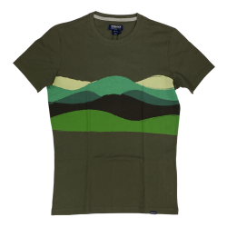 MAGLIA T SHIRT UOMO WOOLRICH WOTEE1131 JR80 COTONE VERDE 416
