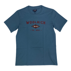 MAGLIA T SHIRT UOMO WOOLRICH WOTEE1155 UT1486 COTONE AVION 3