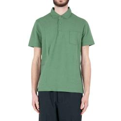 MAGLIA POLO T SHIRT UOMO SUN68 SUN 68 A31105 COTONE 84 VERDE