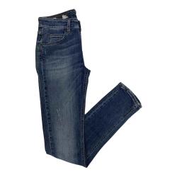 PANTALONE JEANS UOMO ROY ROGERS LIVIND DELUXE COTONE FLY BLU