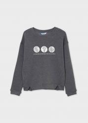 MAGLIA FELPA MAGLIE RAGAZZA MAYORAL 7428 07428 COTONE 47 GRI