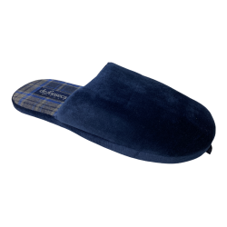 SCARPE PANTOFOLE UOMO DE FONSECA DE ROMA TOP WM724 BLU ORIGI