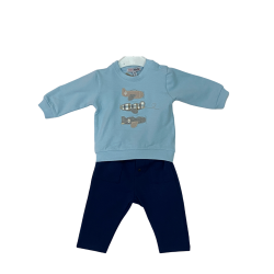 COMPLETO FELPA PANTALONE BIMBO YOURS AY1018 COTONE 364 ORIGI