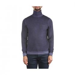 MAGLIA MAGLIONE DOLCEVITA UOMO SUN68 K29118 LANA 07 BLU ORIG