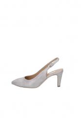 SCARPE DECOLTE SANDALO DONNA MELLUSO D134X PELLE ARGENTO ORI