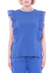MAGLIA T SHIRT DONNA EMME MARELLA ROYAL 59710224 004 BLU ORI