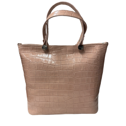 BORSA BORSE DONNA MEMU M1034 PELLE ROSA ORIGINALE 4 STAGIONI