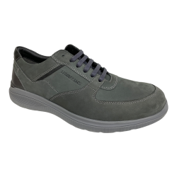 SCARPE SNEAKERS CASUAL UOMO LUMBERJACK CA0026 PELLE GRIGIO O