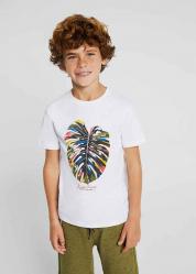 SET MAGLIE 2 T SHIRT RAGAZZO MAYORAL 6011 COTONE 54 BIANCO O