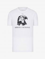 MAGLIA T SHIRT UOMO AX ARMANI EXCHANGE 3LZTAQ ZJ6QZ BIANCO O