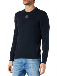 MAGLIA MAGLIE UOMO AX ARMANI EXCHANGE 3LZM1J ZM1MZ COTONE BL
