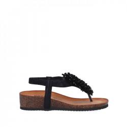 SCARPE SANDALO DONNA IGI E CO IGIECO 1695800 ECO PELLE NERO 