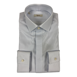 CAMICIA CAMICIE UOMO INGRAM 5B144 IAB5TDE COTONE CELESTE ORI