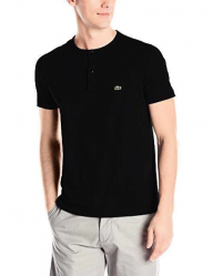 MAGLIA T SHIRT UOMO LACOSTE TH0884 00 31 419202 COTONE NERO 