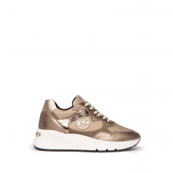 SCARPE SNEAKERS CASUAL DONNA NERO GIARDINI I205241D PELLE 32