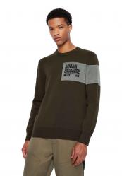 MAGLIA MAGLIONE UOMO AX ARMANI EXCHANGE 6LZM1A ZMU7Z VERDE O