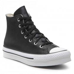 SCARPE SNEAKERS DONNA CONVERSE CTAS EVA A02485C PELLE NERO O
