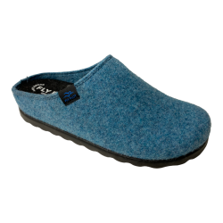 SCARPE PANTOFOLE CIABATTE DONNA FLY FLOT B3 U36 GZ AZZURRO O