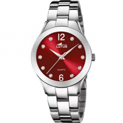 OROLOGIO DONNA LOTUS ANALOGICO 18884 6 32.5 ACCIAIO ROSSO OR