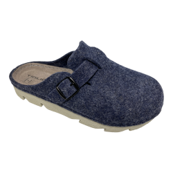 SCARPE PANTOFOLE CIABATTE DONNA TIGLIO 4201 COTONE BLU ORIGI