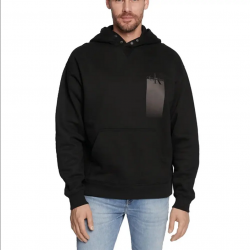 MAGLIA FELPA UOMO CALVIN KLEIN JEANS J30J321890 COTONE NERO 