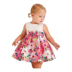 ABITO VESTITO CERIMONIA BIMBA ABEL E LULA 5017 FLOREALE ORIG