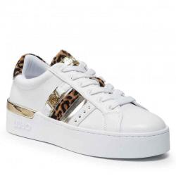 SCARPE SNEAKERS DONNA LIU JO SILVIA 36 BF1079 EX117 PELLE BI