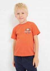 MAGLIA T SHIRT MAGLIE BAMBINO MAYORAL 3013 COTONE ARANCIO OR