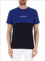 MAGLIA T SHIRT MAGLIE UOMO FRED PERRY M5617 192455 COTONE BL