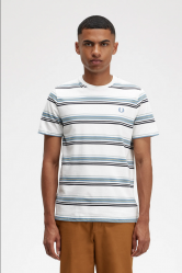 MAGLIA T SHIRT MAGLIE UOMO FRED PERRY M5607 192093 COTONE BI