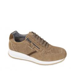 SCARPE SNEAKERS CASUAL UOMO VALLEVERDE 36871 PELLE BEIGE ORI