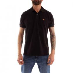 POLO T SHIRT UOMO ROY ROGERS P23RRU190CD76XXXX COTONE NERO O