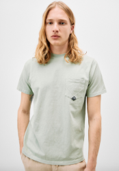 MAGLIA T SHIRT UOMO ROY ROGERS P23RRU634CA160111 COTONE VERD